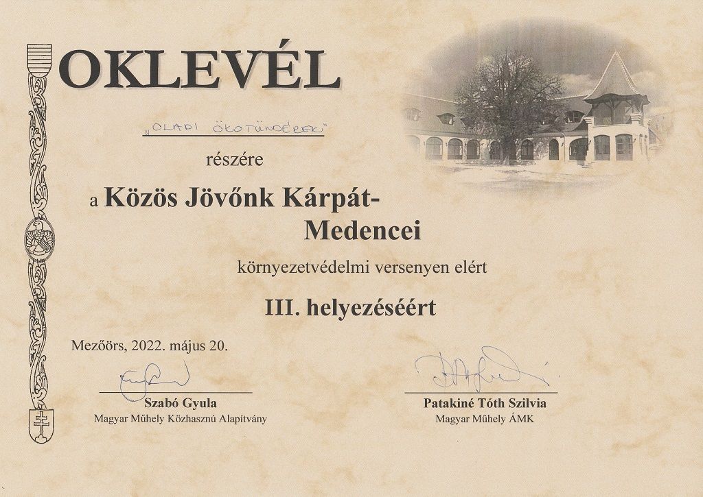 Oklevél